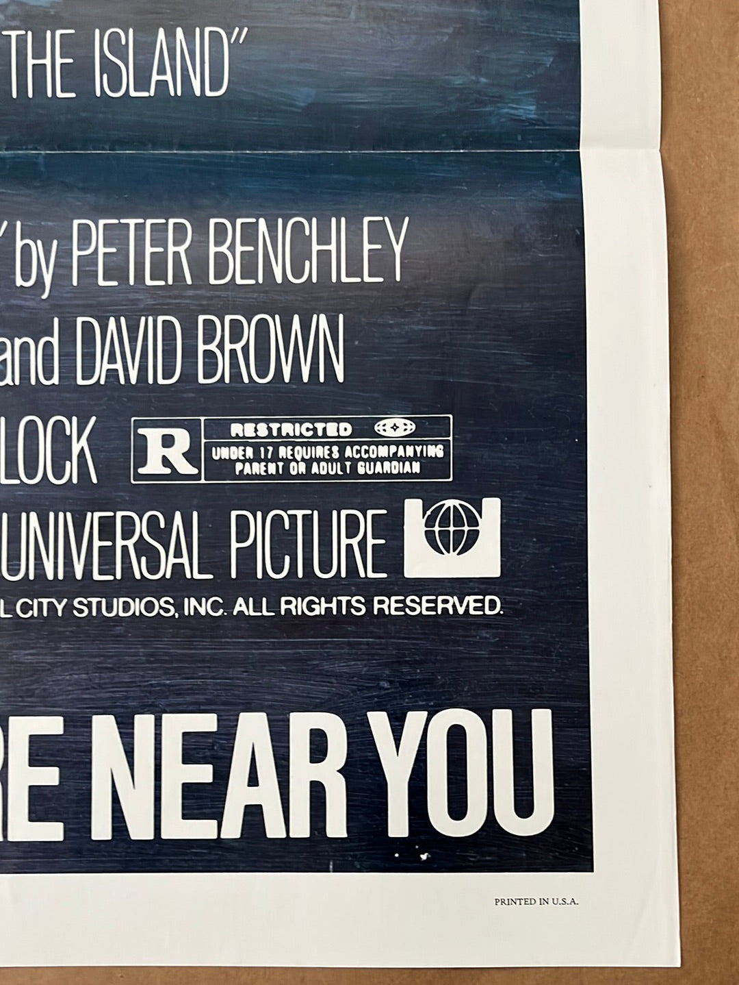 The Island (1980) Original US One Sheet Cinema Poster