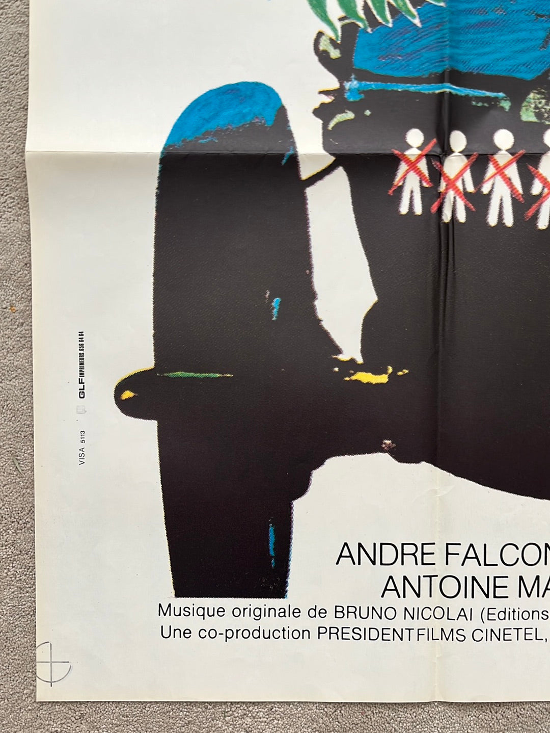 Une Journée Bien Remplie (1973) Original French One Panel Cinema Poster