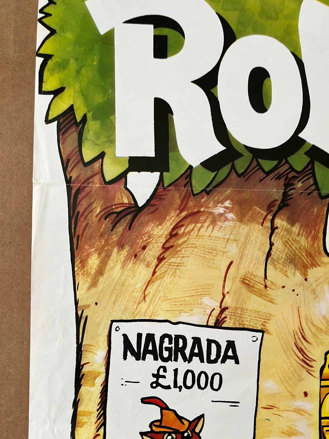 Walt Disney's Robin Hood (1973) Original Yugoslavian Cinema Poster