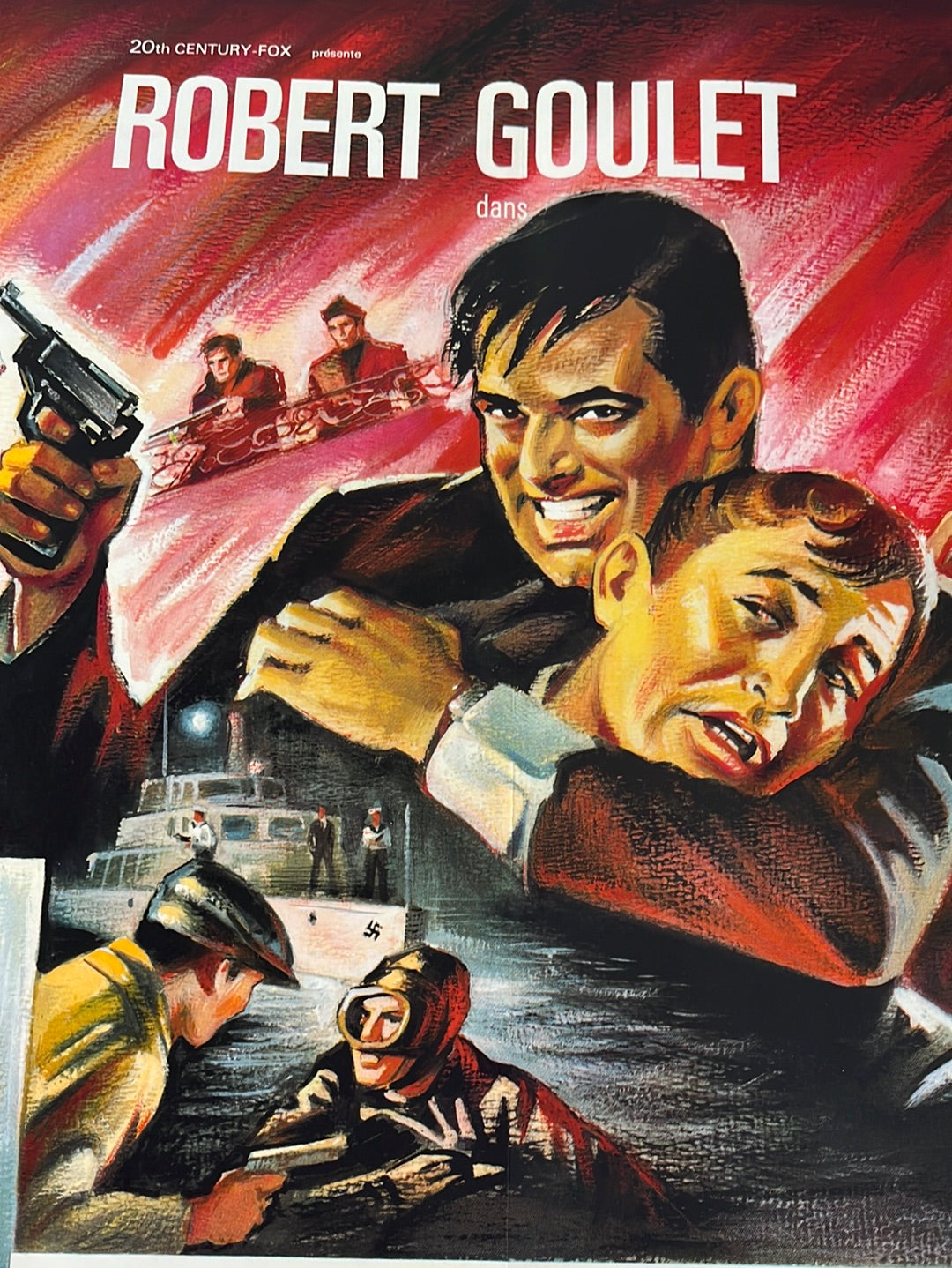 I Deal In Danger - O.S.S. Contre Gestapo (1965) Original French Affiche Cinema Poster