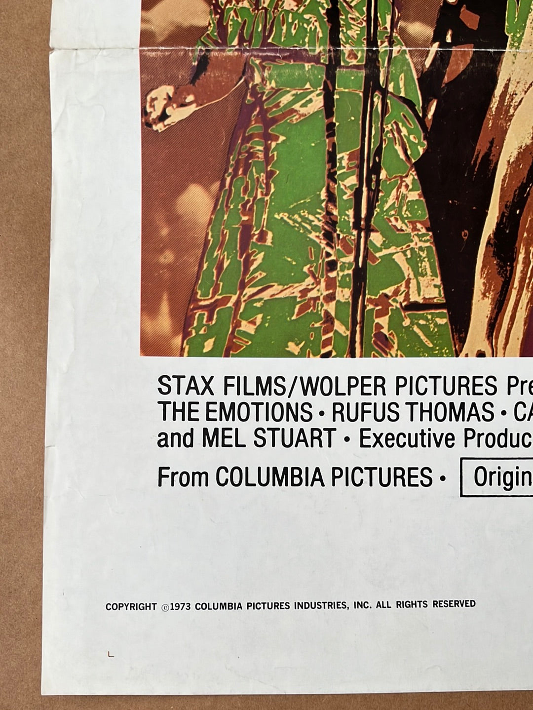 Wattstax (1973) Original US One Sheet Cinema Poster