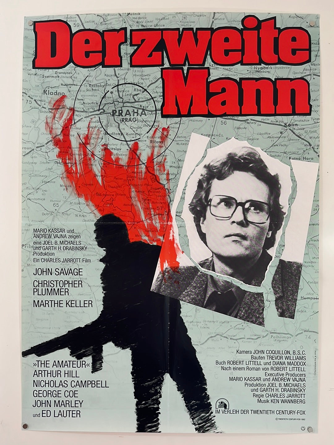 The Amateur - Dee Zweite Mann (1982) Original German A1 Cinema Poster