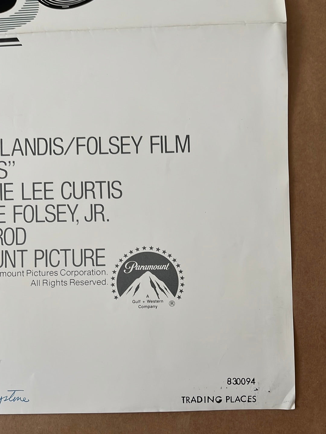 Trading Places (1983) Original US One Sheet Cinema Poster