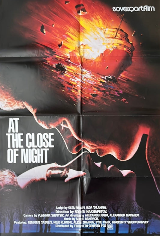 At The Close Of Night Original US One Sheet Cinema Poster