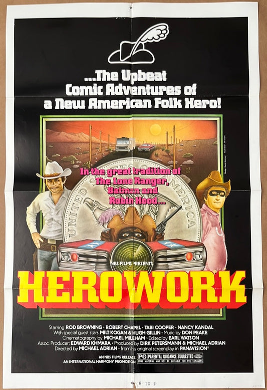 Herowork (1977) Original US One Sheet Cinema Poster