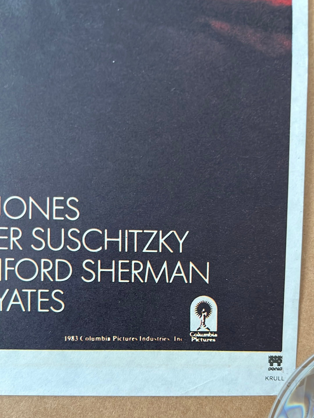 Krull (1983) Original French 'Petite' Cinema Poster