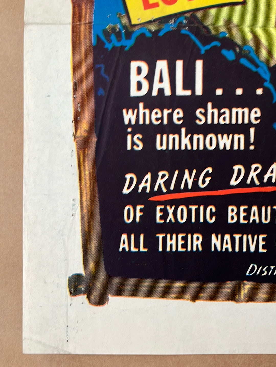 Goona Goona & Africa Speaks - The Afro-Goona Show (1950s Re-Release) Original US One Sheet Cinema Poster