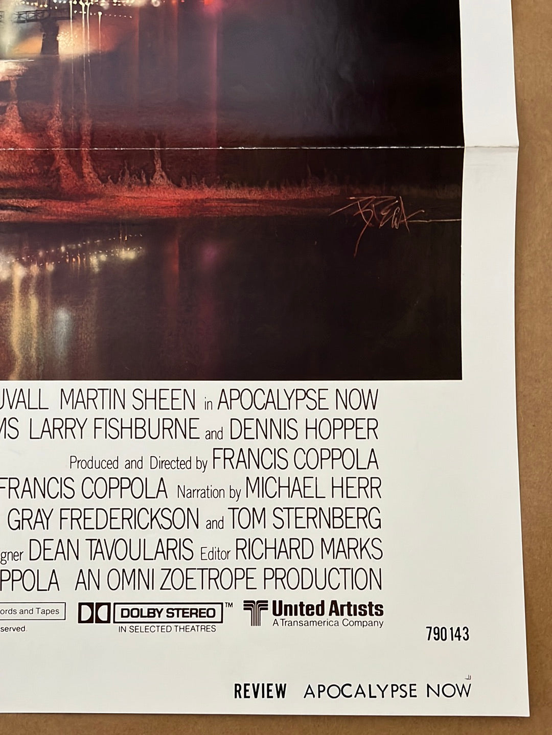 Apocalypse Now (1979) Original US One Sheet Cinema Poster