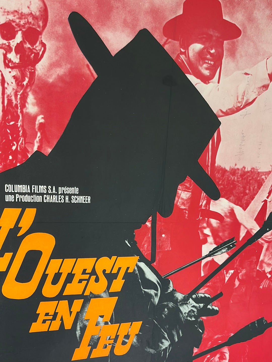 The Land Raiders - L'Ouest En Feu (1969) Original French Affiche Cinema Poster