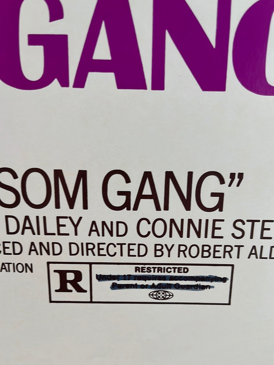 The Grissom Gang (1971) Original US One Sheet Cinema Poster