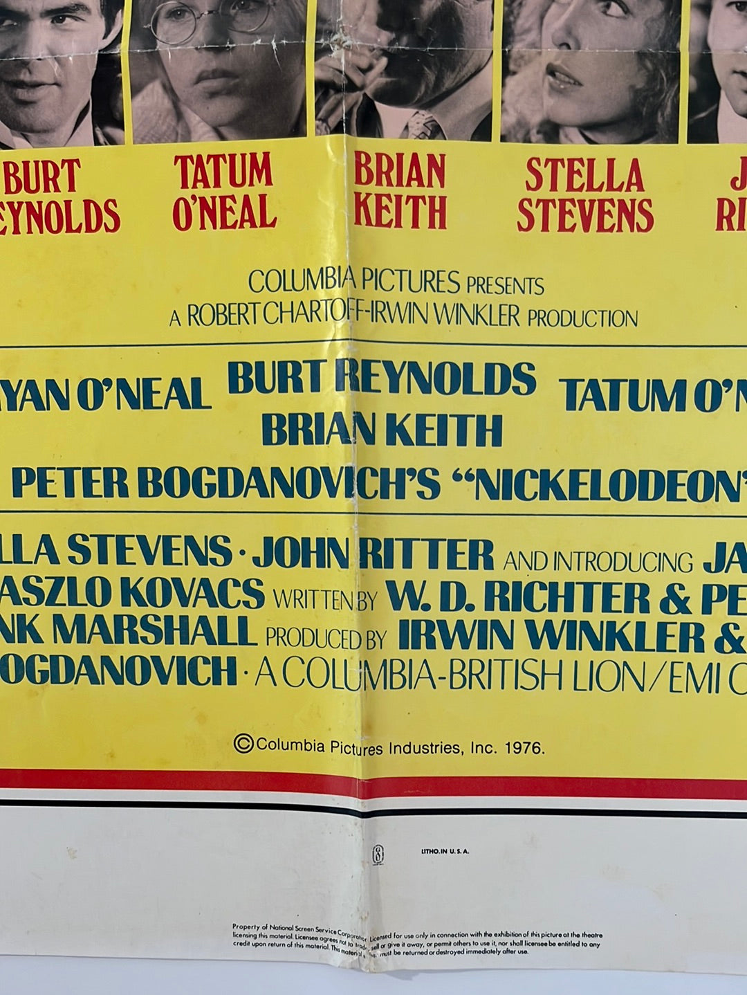 Nickelodeon (1976) Original US One Sheet Cinema Poster