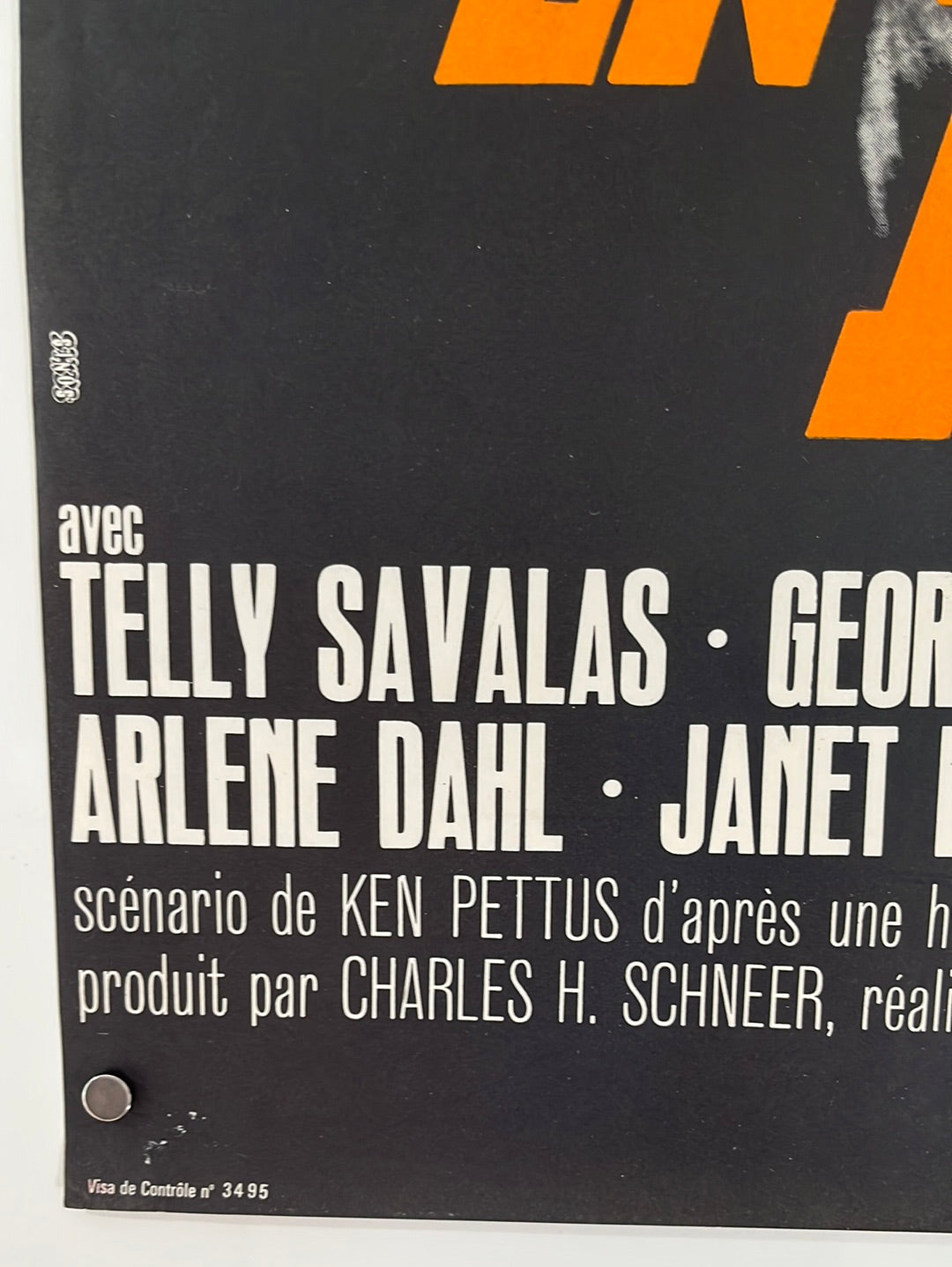 The Land Raiders - L'Ouest En Feu (1969) Original French Affiche Cinema Poster