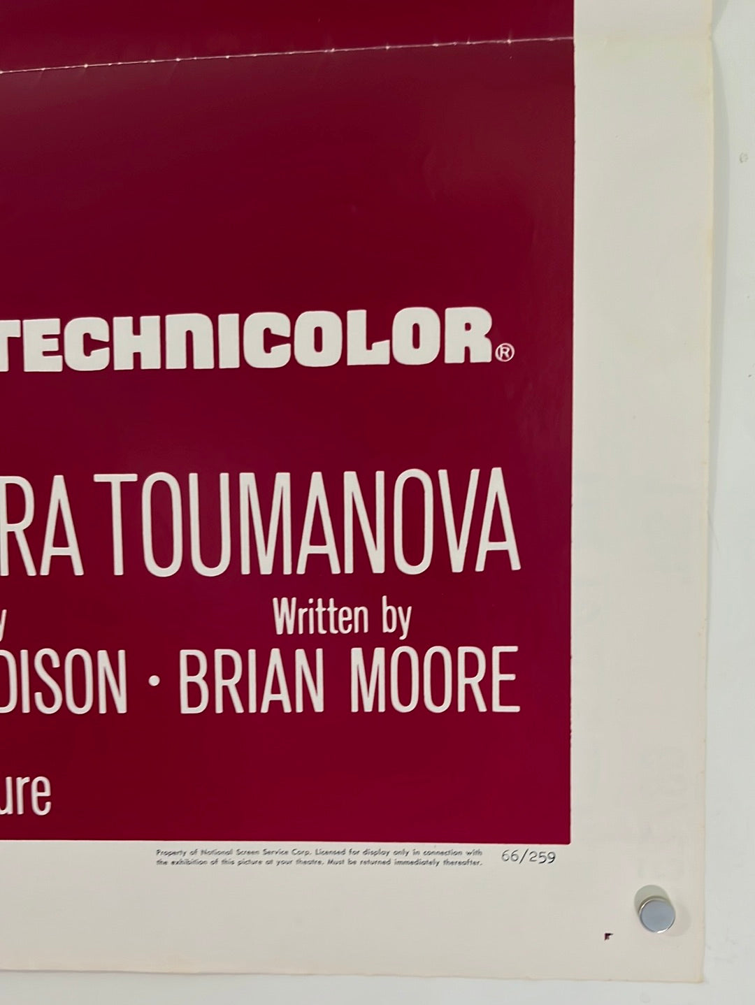 Torn Curtain (1966) Original US One Sheet Cinema Poster