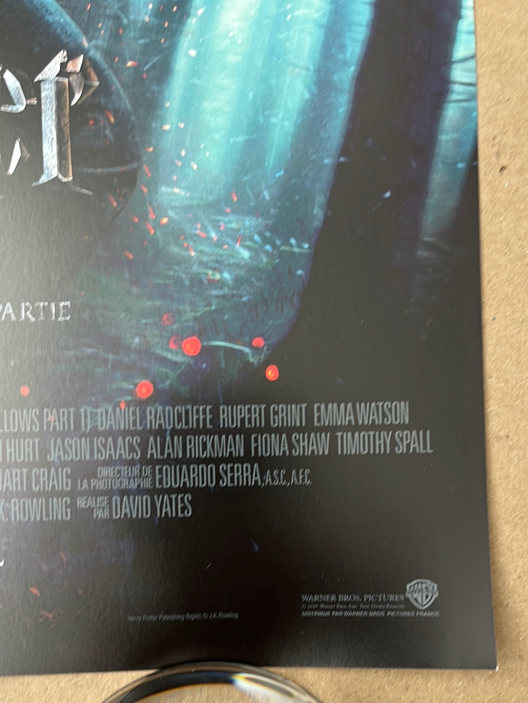 Harry Potter And the Deathly Hallows Part 1 (2010) Original French 'Petite' Cinema Poster