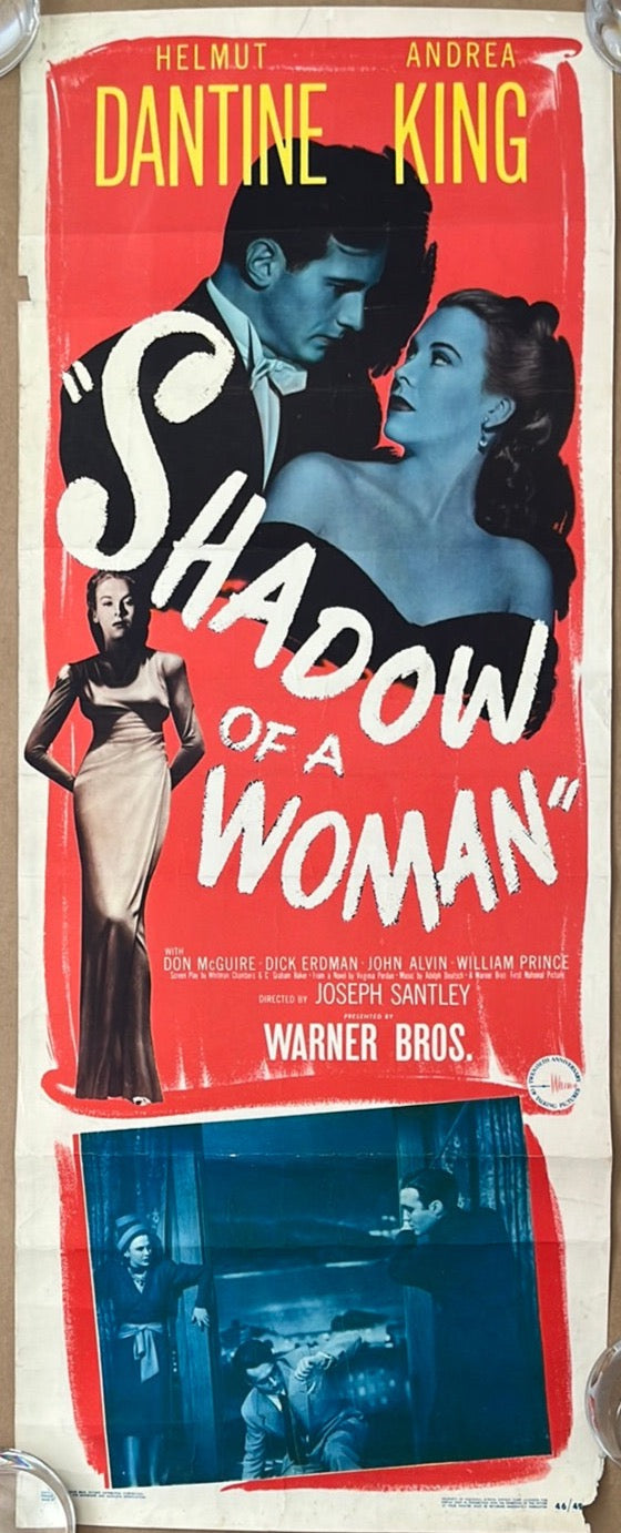 Shadow Of A Woman (1946) Original US Insert Cinema Poster