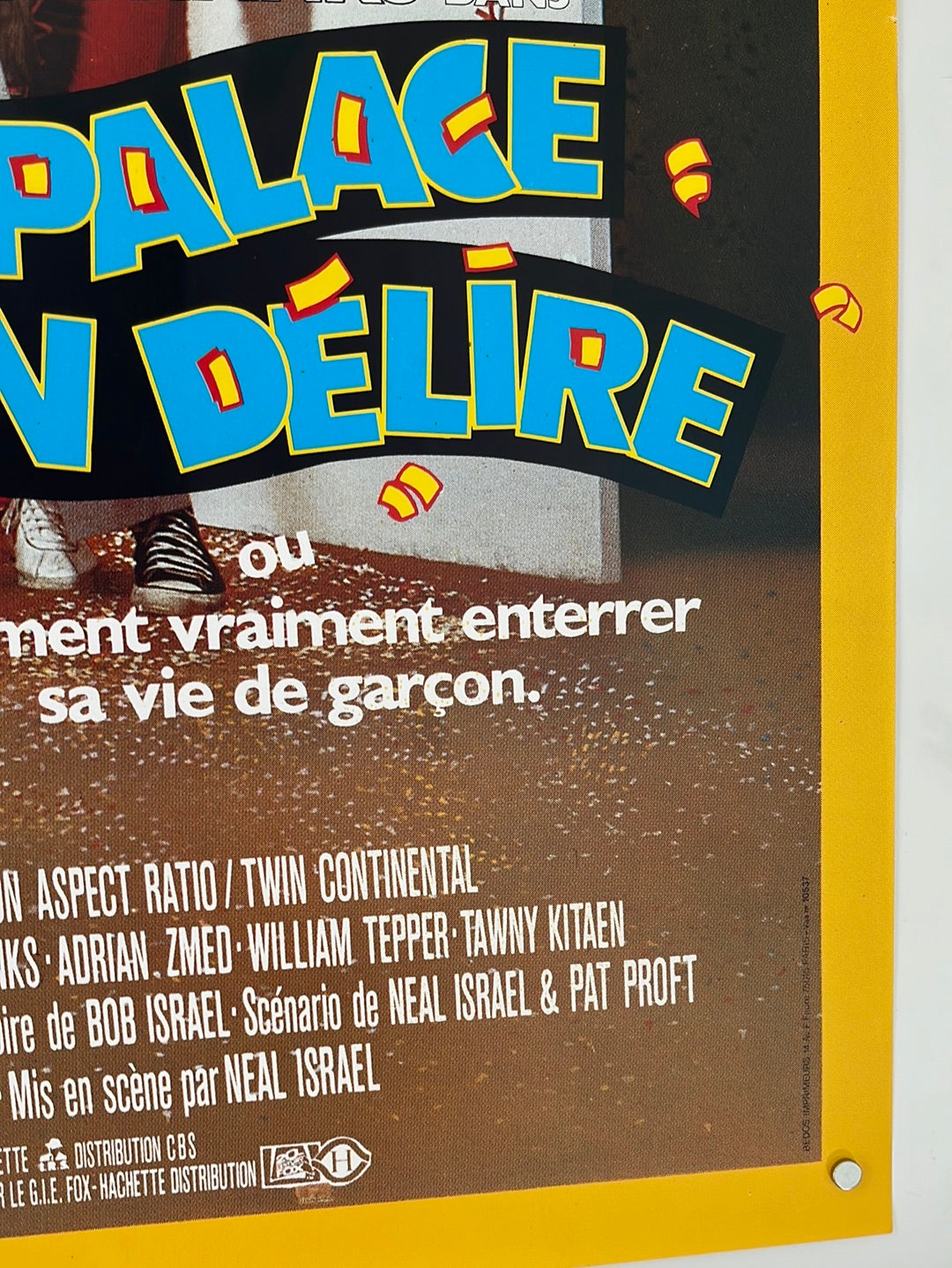 Bachelor Party - Le Palace En Delire (1984) Original French Affiche Cinema Poster