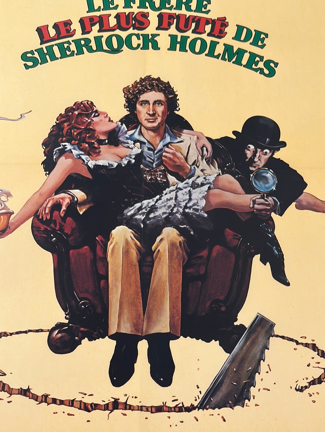 The Adventures Of Sherlock Homes' Smarter Brother - Le Frere Le Plus Fute De Sherlock Holmes (1976) Original French Affiche Cinema Poster