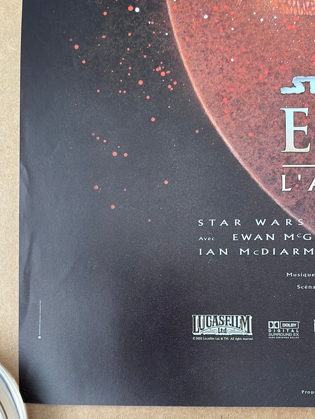 Star Wars Episode II Attack Of The Clones - L'Attque Des Clones (2002) Original French 'Petite' Cinema Poster