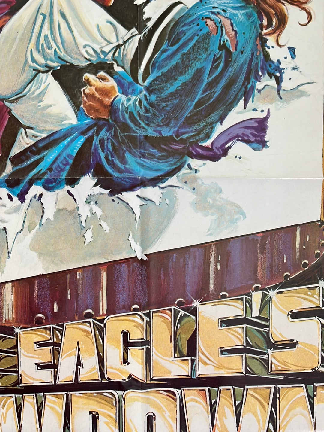 The Eagle’s Showdown (1970s) Original US One Sheet Cinema Poster