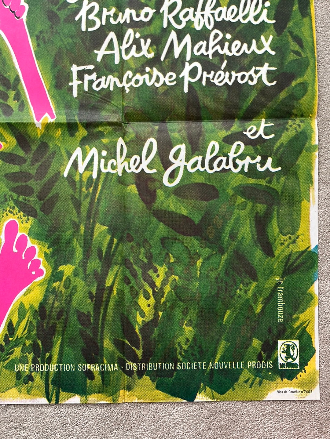 L'Amour En Herbe (1977) Original French One Panel Cinema Poster