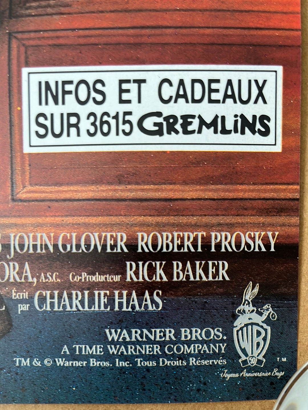 Gremlins 2 The New Batch - La Nouvelle Generation (1990) Original French 'Petite' Cinema Poster