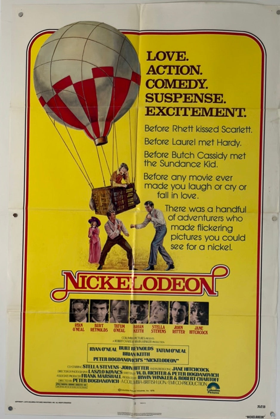 Nickelodeon (1976) Original US One Sheet Cinema Poster