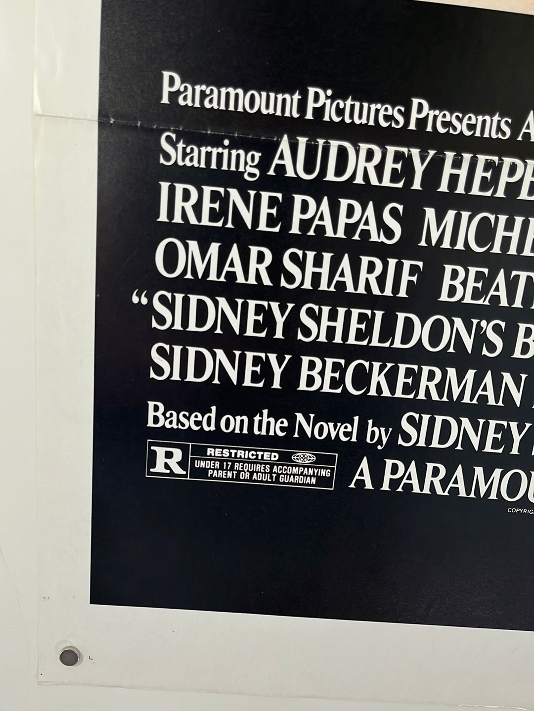 Bloodline (1979) Original US One Sheet Cinema Poster