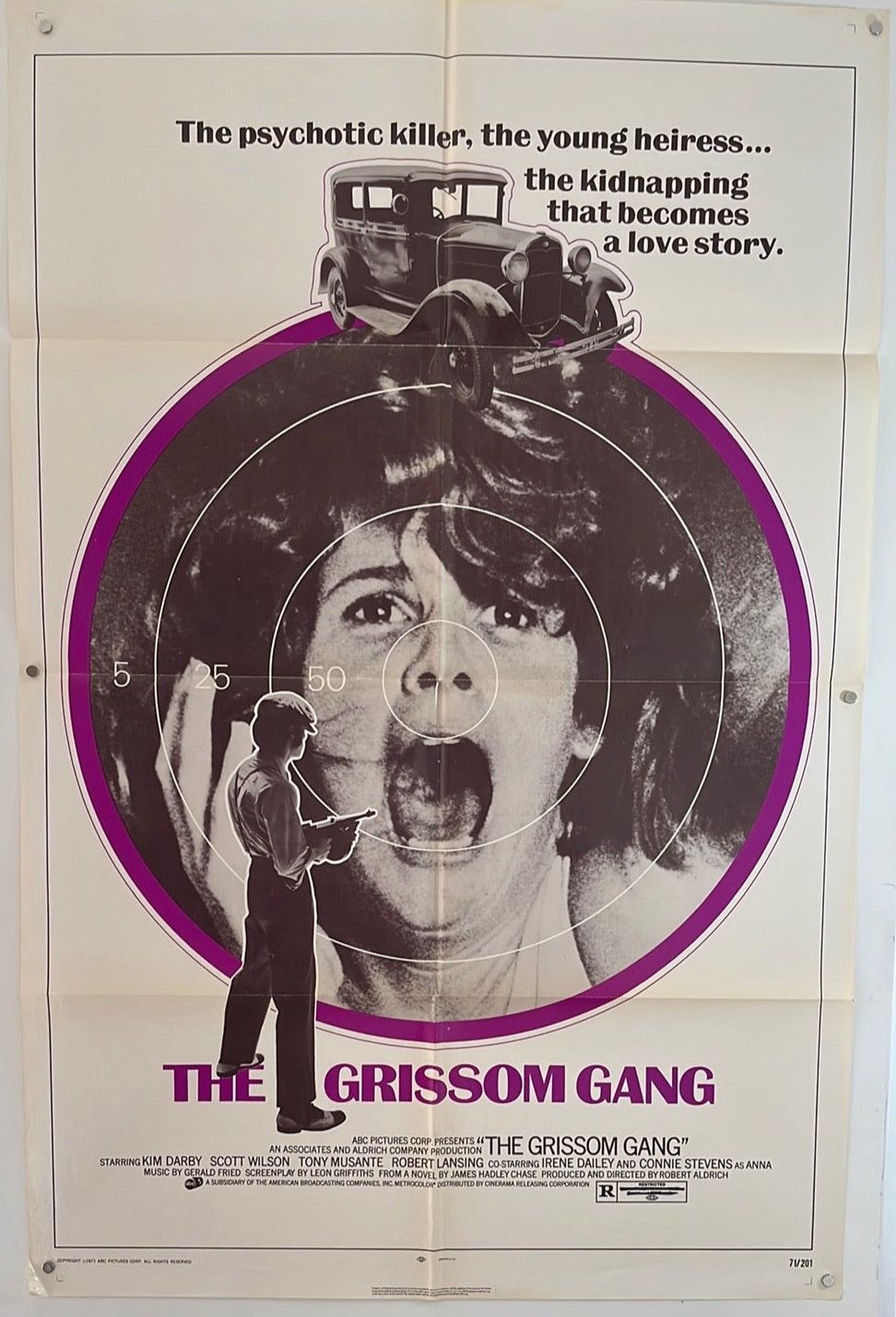 The Grissom Gang (1971) Original US One Sheet Cinema Poster