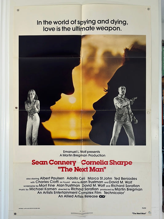 The Next Man (1976) Original US One Sheet Cinema Poster