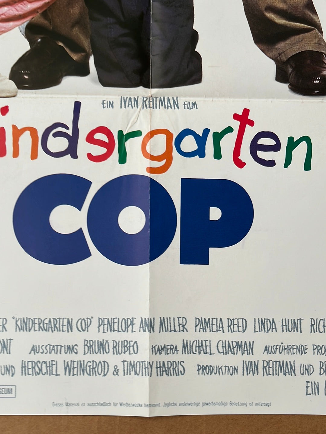 Kindergarten Cop (1990) Original German A1 Cinema Poster