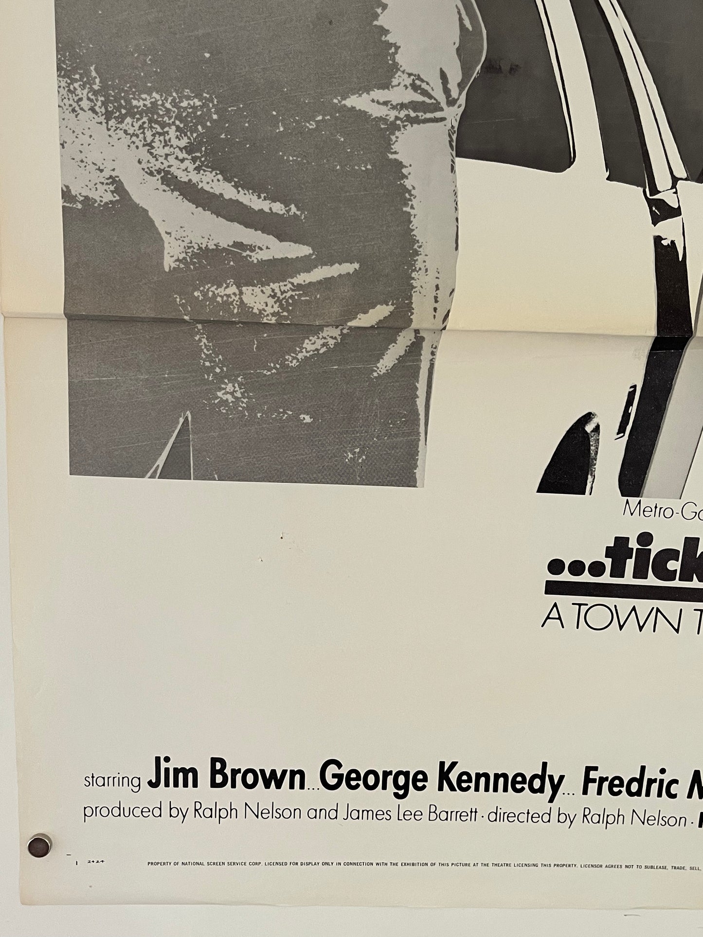 Tick Tick Tick (1970) Original US One Sheet Cinema Poster