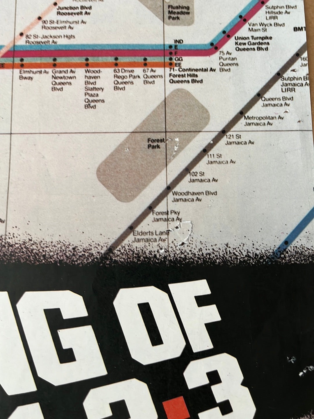 The Taking Of Pelham One Two Three (1974) Original UK Quad Movie Poster