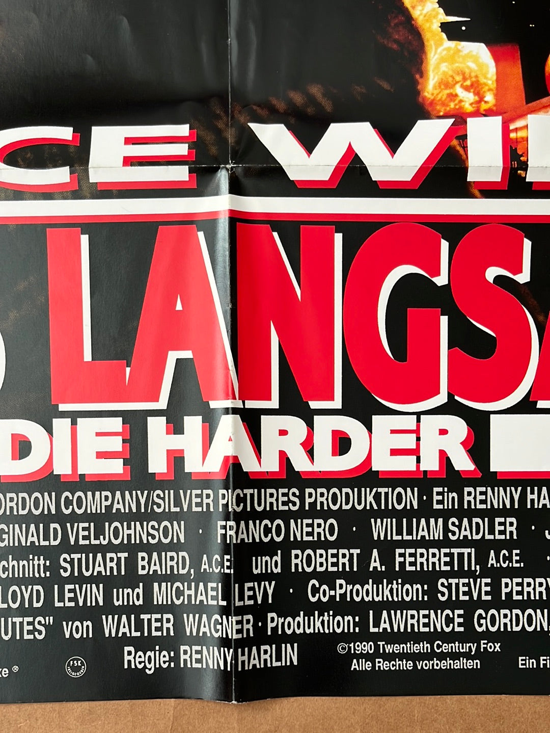 Die Hard 2 (1990) Original German A1 Cinema Poster