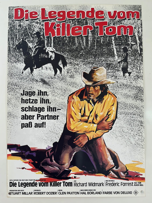 When The Legends Die - Die Legende Vom Killer Tom (1972) Original German A1 Cinema Poster