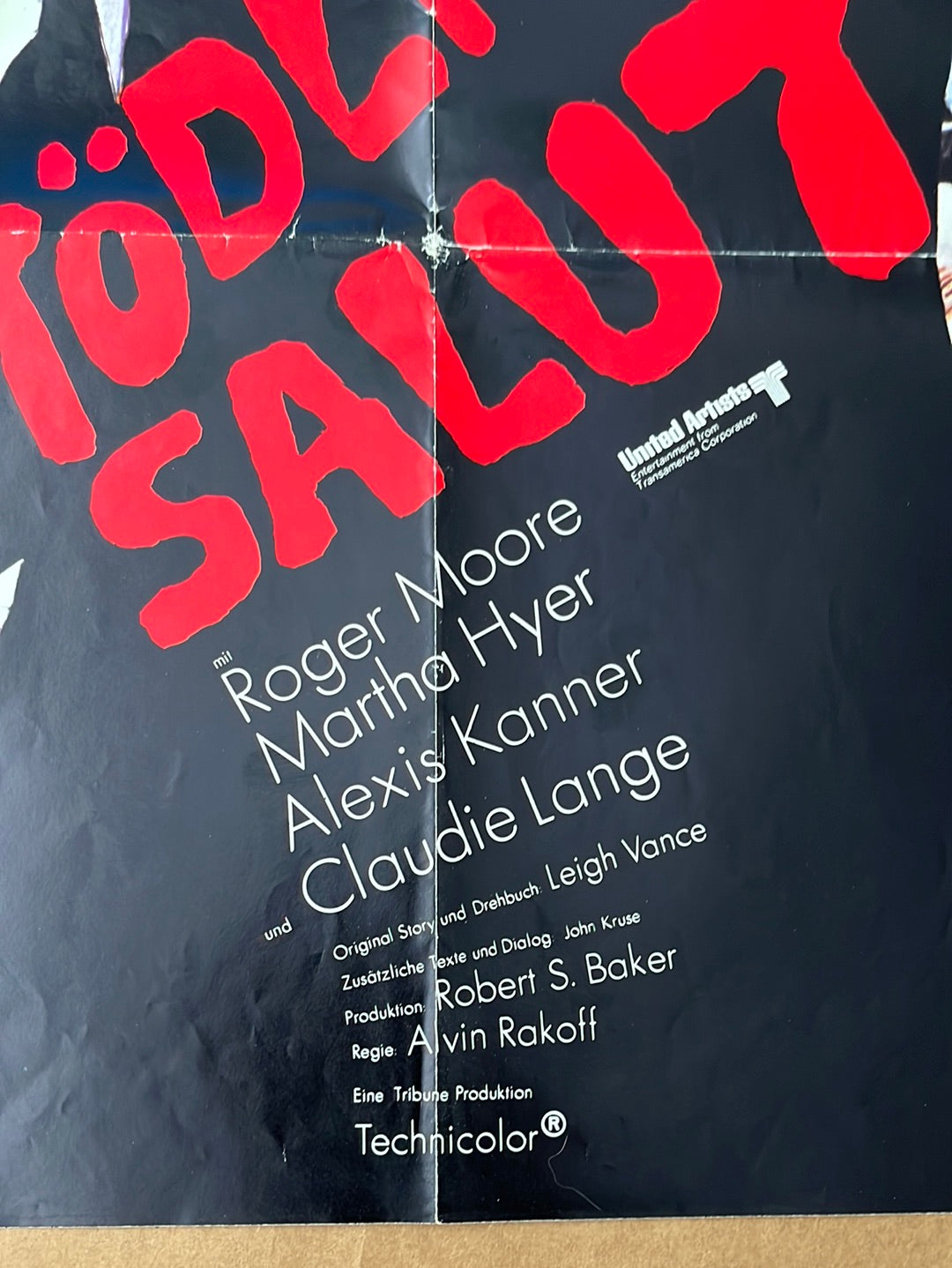Crossplot (1970) Original German A1 Cinema Poster