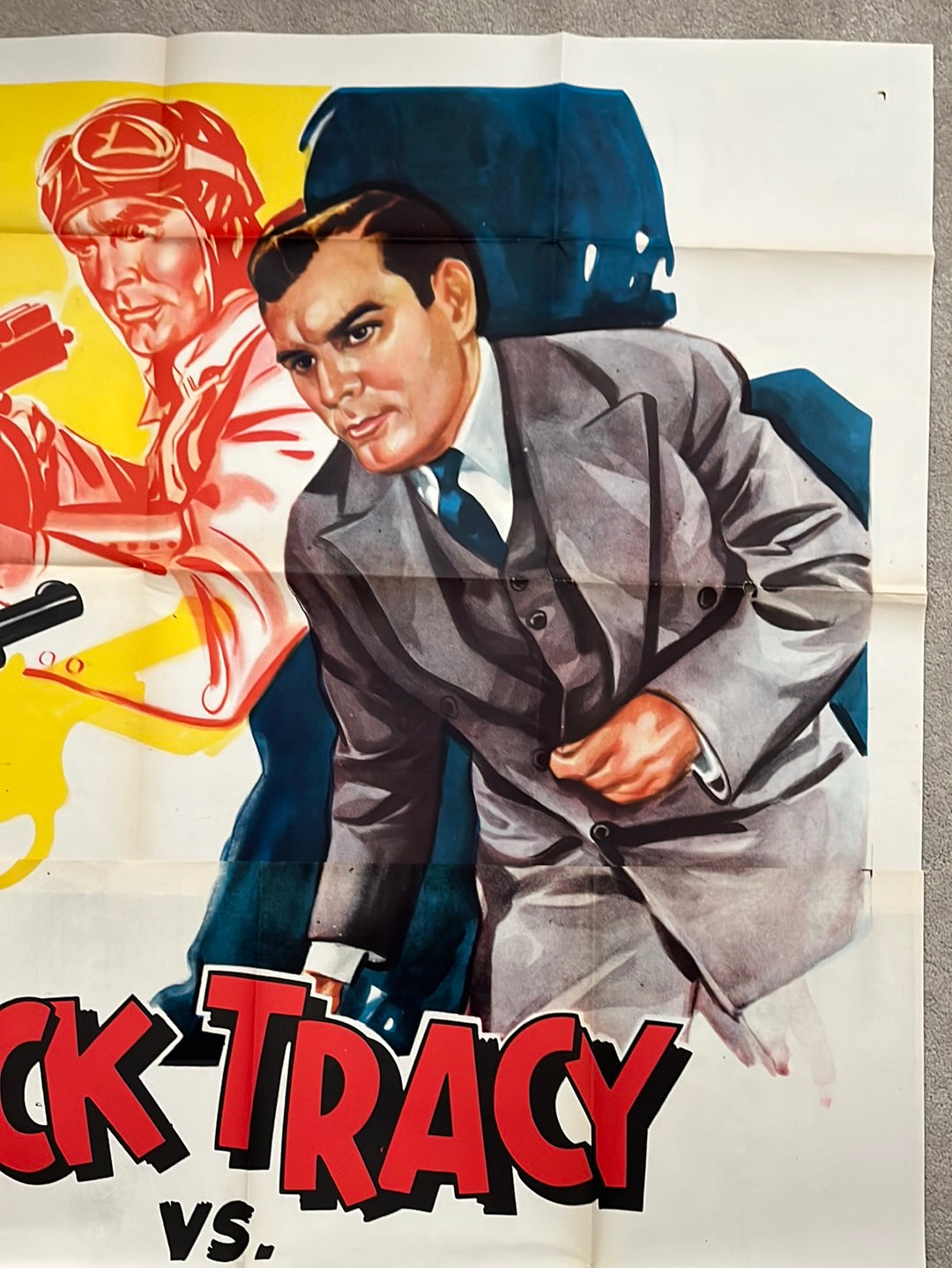 Dick Tracy vs. Phantom Empire (1952 Re-Release) Original US Three Sheet Cinema Poster
