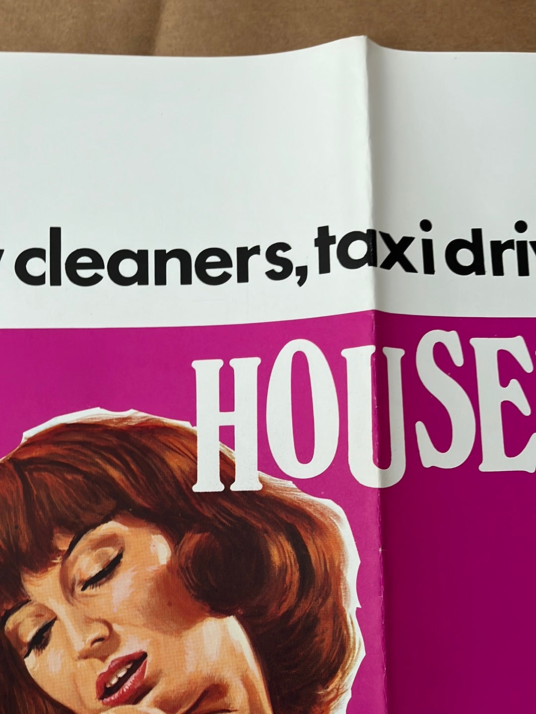 I'm Not Feeling Myself Tonight & Housewives On The Job (1976) Original UK Quad Cinema Poster
