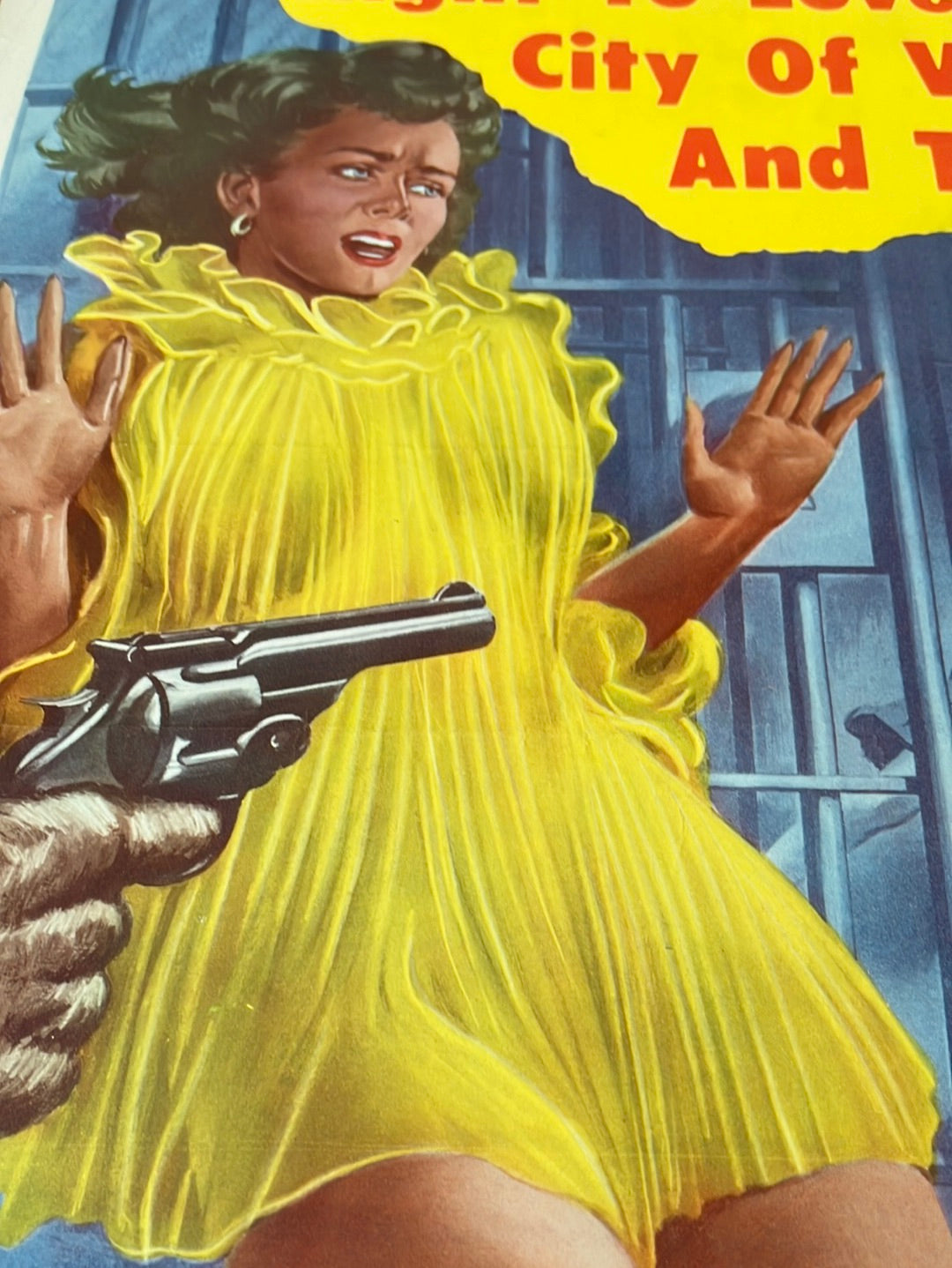 The Wayward Girl (1957) Original US Insert Cinema Poster