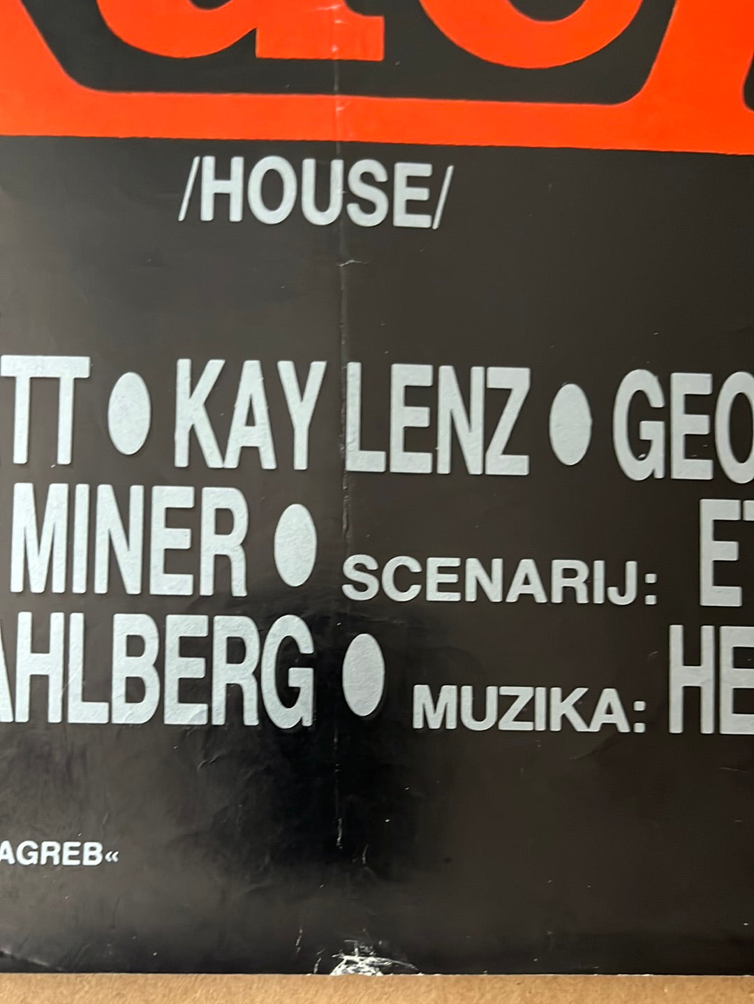 House - Kuca (1986) Original Yugoslavian Cinema Poster