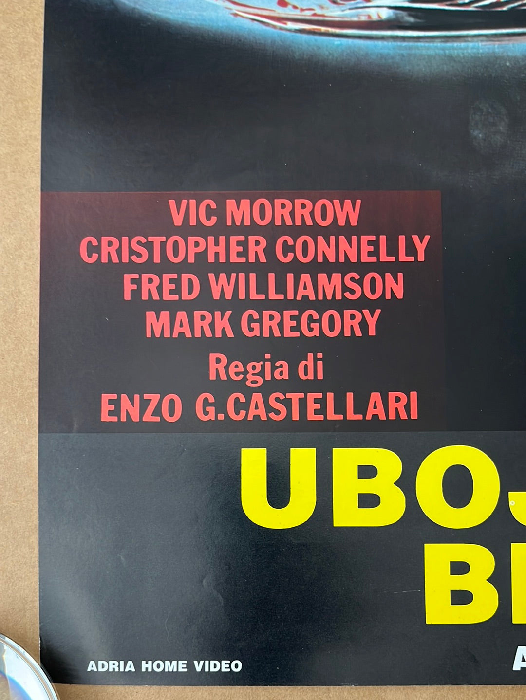 1990: The Bronx Warriors - Ubojite Igre Bronxa (1982) Original Yugoslavian Video Poster