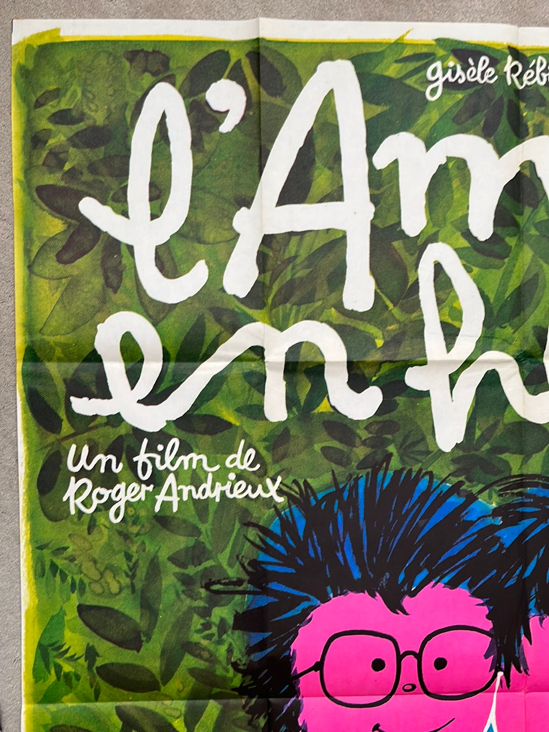 L'Amour En Herbe (1977) Original French One Panel Cinema Poster