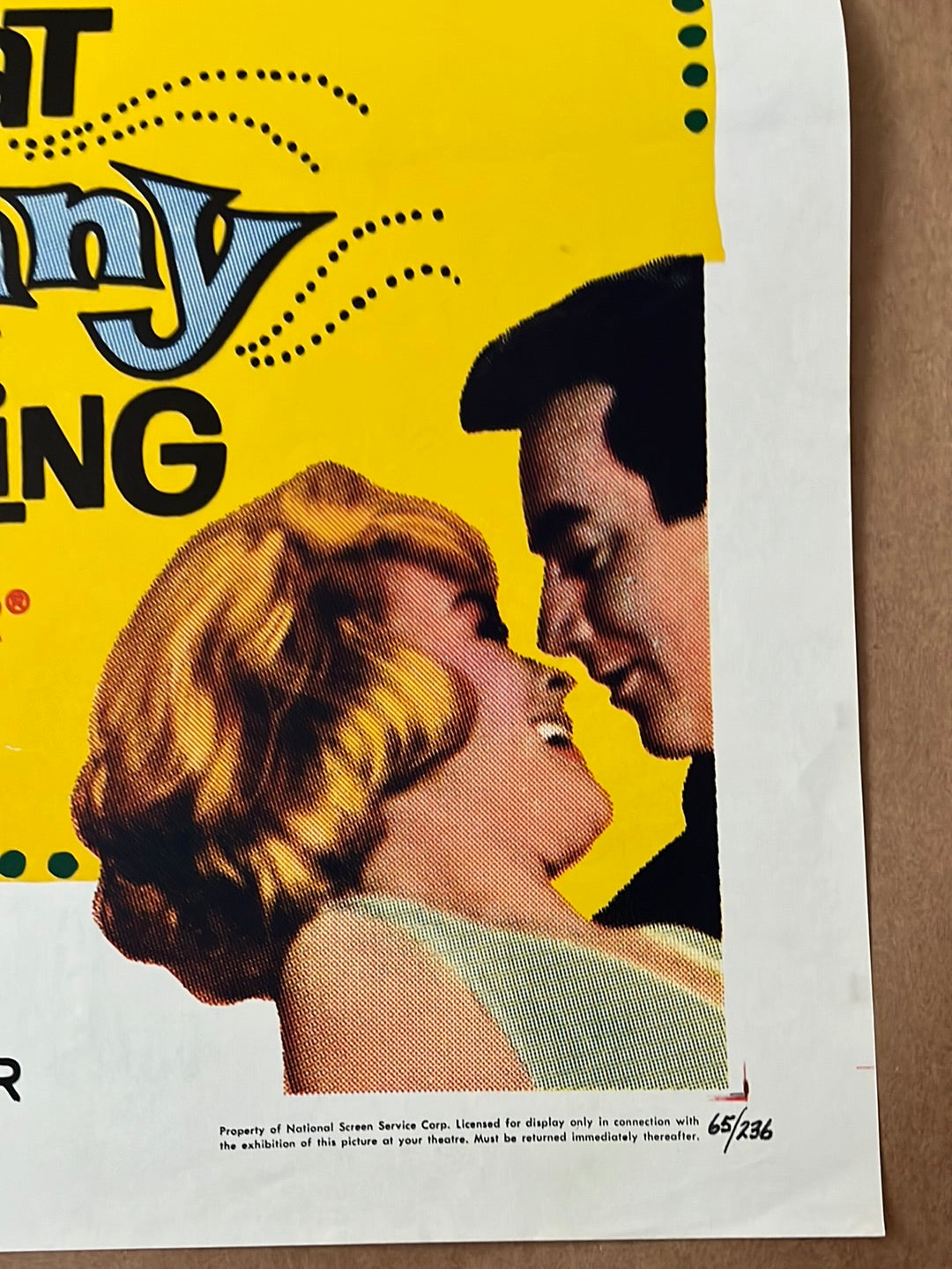 That Funny Feeling (1965) Original US One Sheet Cinema Poster