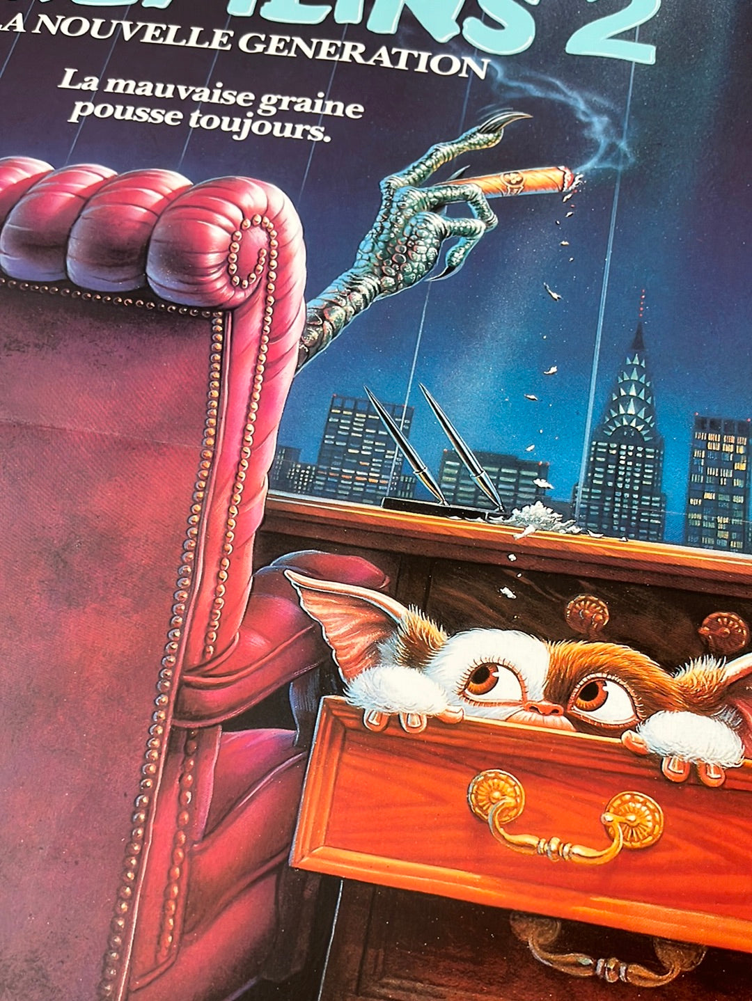 Gremlins 2 The New Batch - La Nouvelle Generation (1990) Original French 'Petite' Cinema Poster
