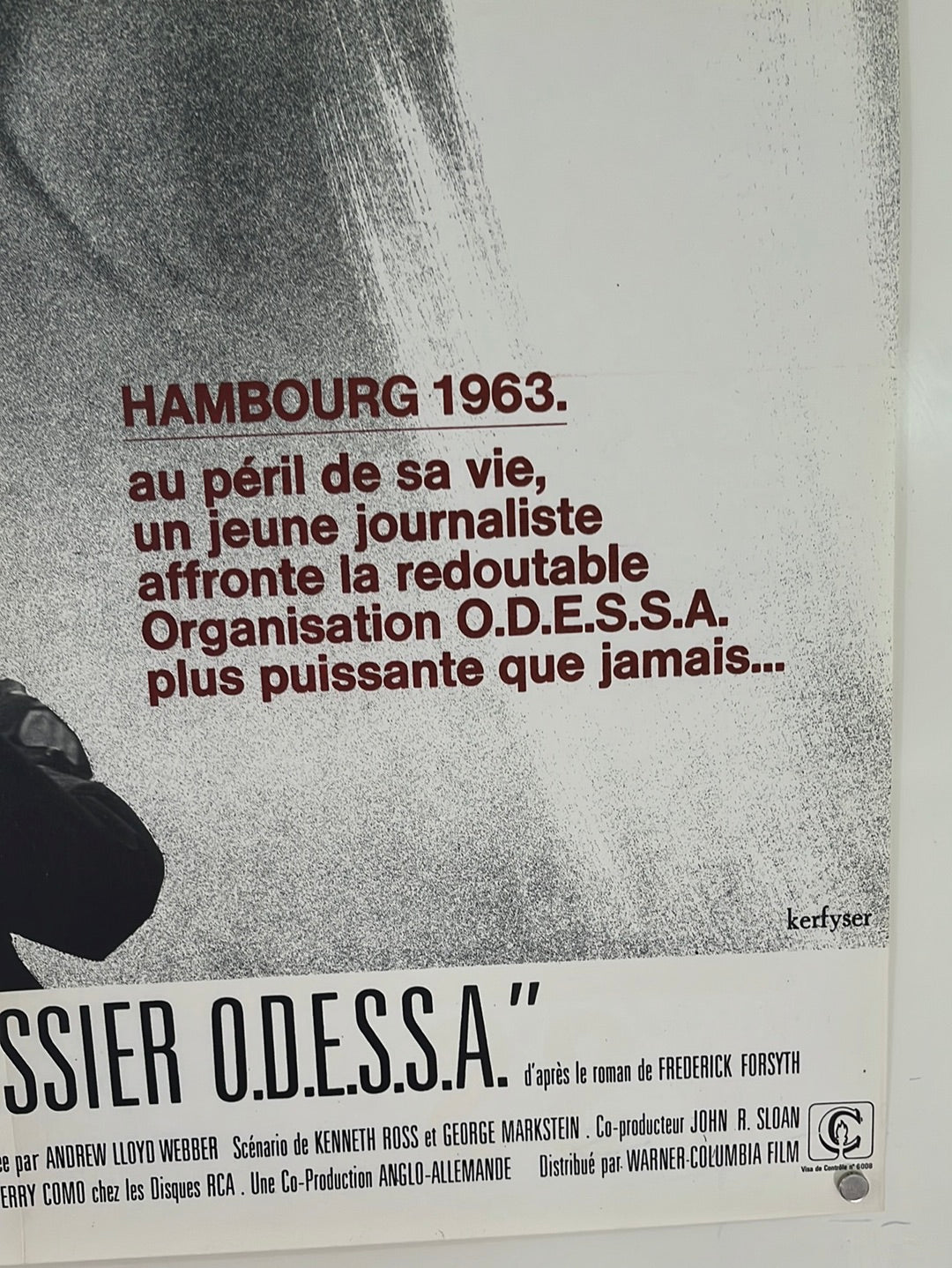 The Odessa File - Le Dossier Odesa (1975) Original French Affiche Cinema Poster