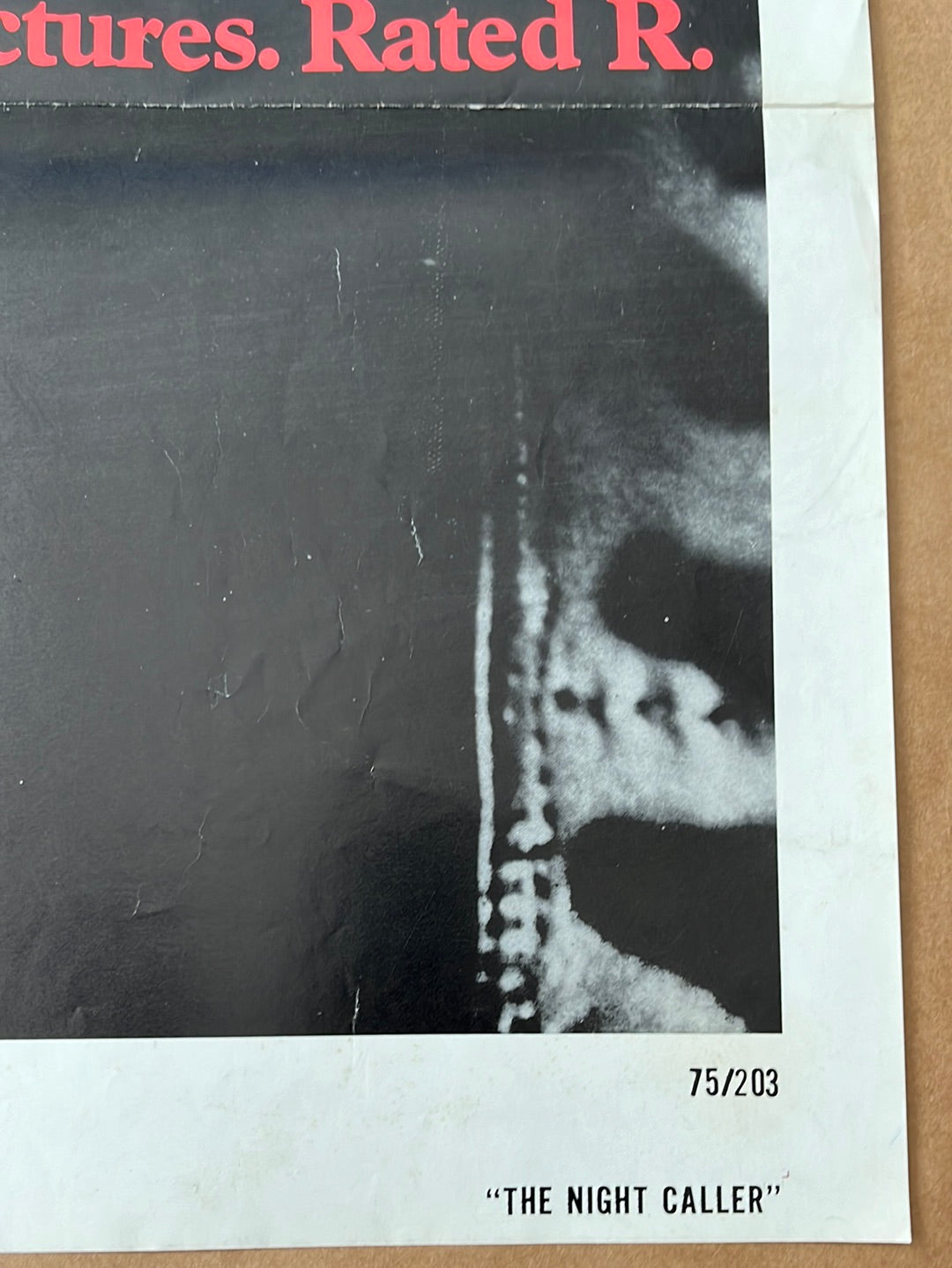 The Night Caller (1975) Original US One Sheet Cinema Poster