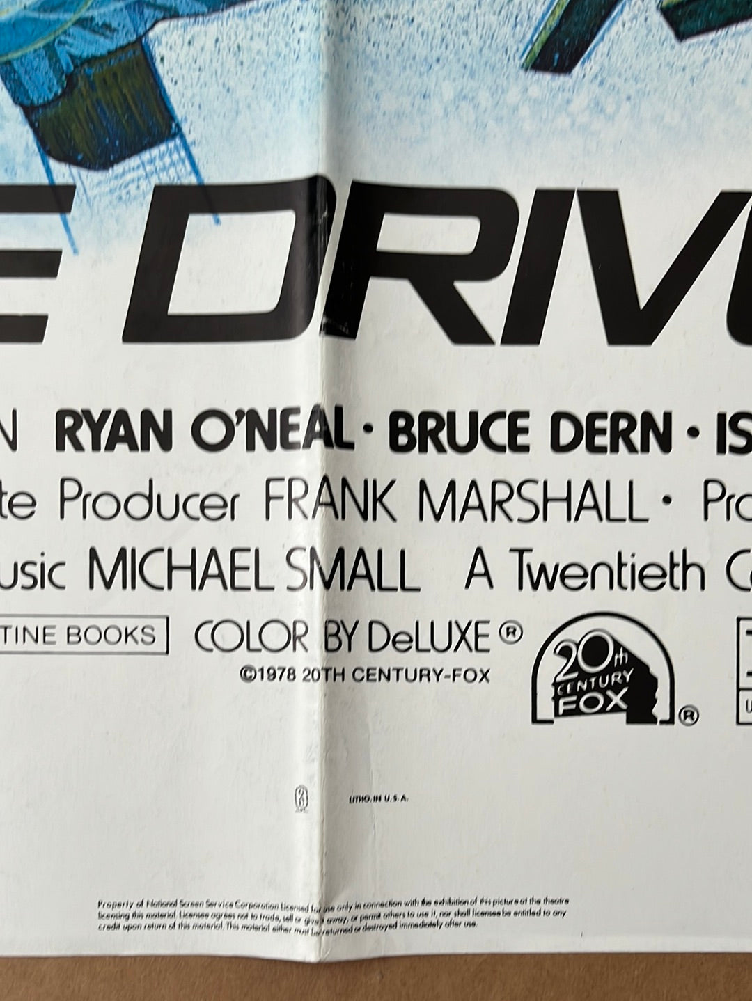 The Driver (1978) Original US One Sheet Cinema Poster