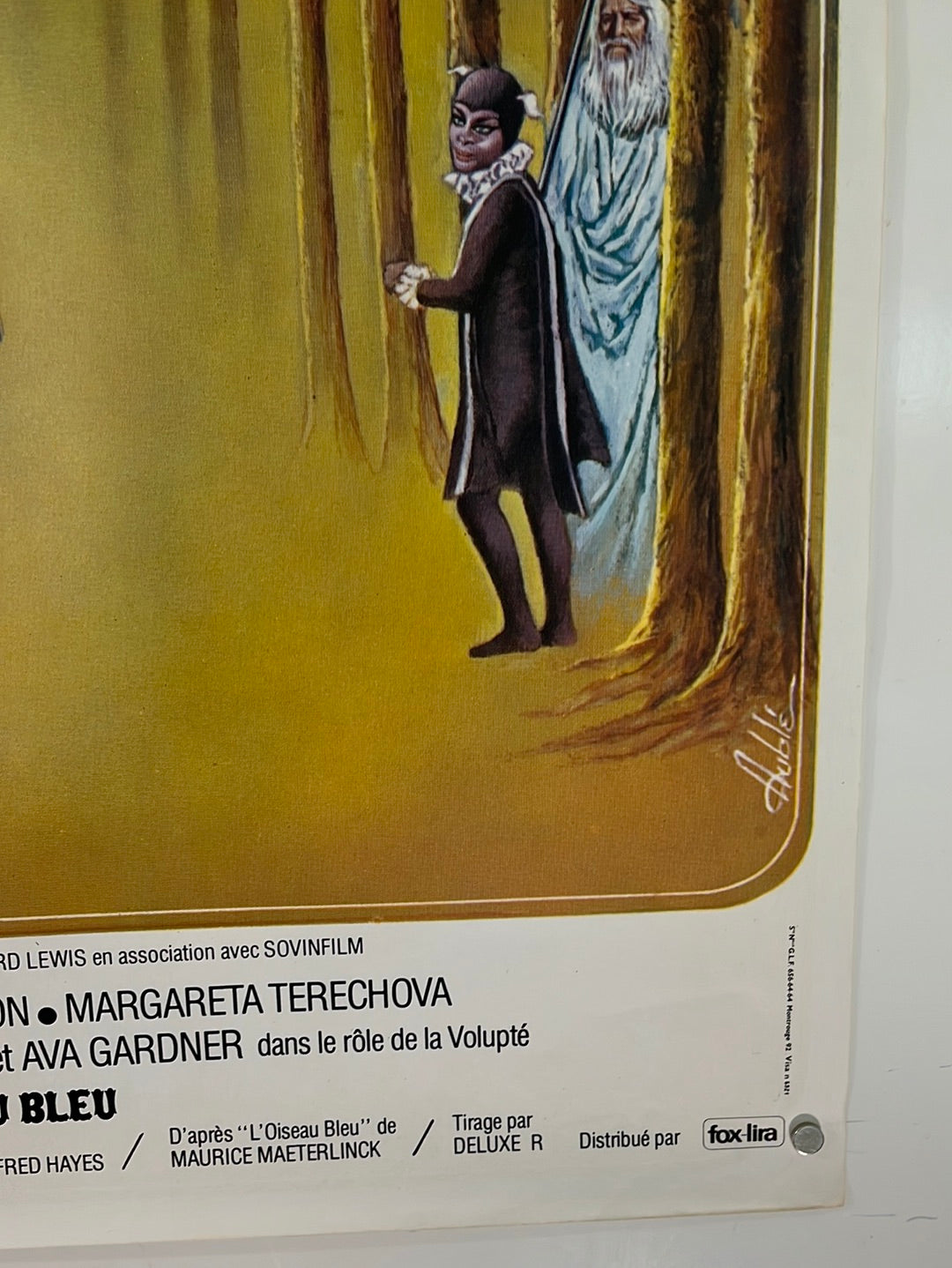 Blue Bird - L'Oiseau Blue (1976) Original French Affiche Cinema Poster