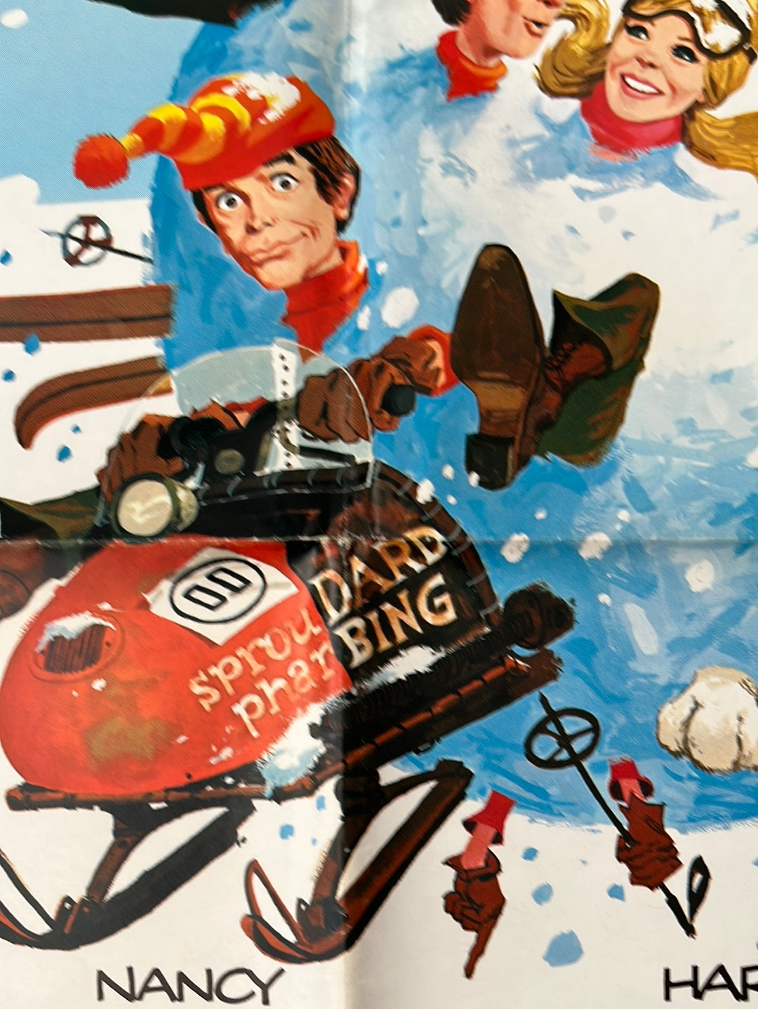 Snowball Express (1974 Re-Release) Original US One Sheet Cinema Poster