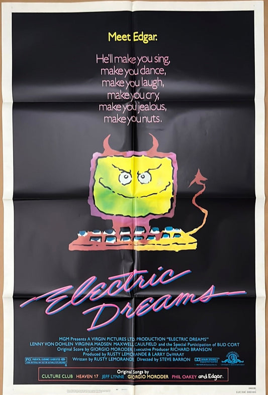Electric Dreams (1984) Original US One Sheet Cinema Poster