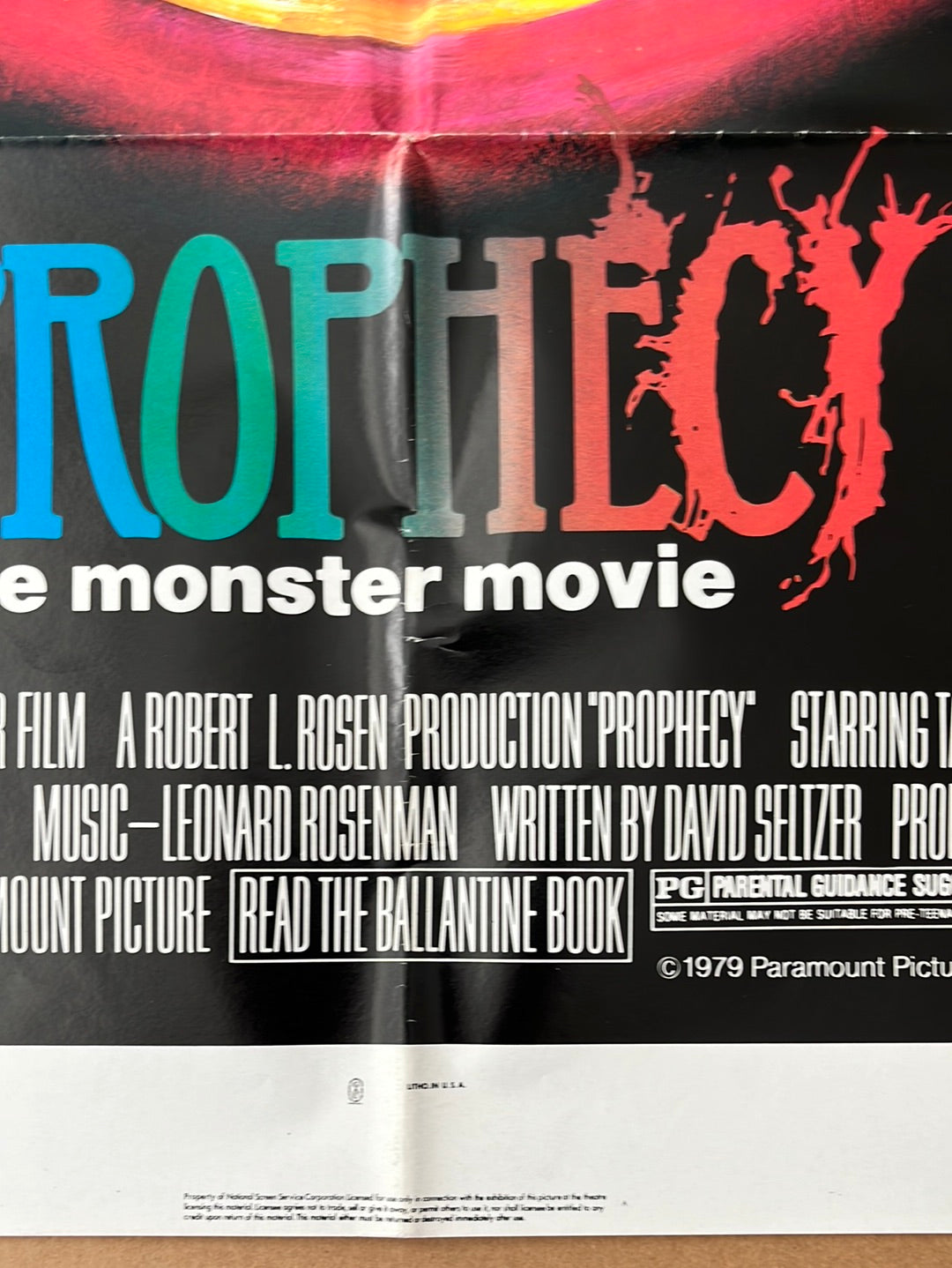 Prophecy (1979) Original US One Sheet Cinema Poster